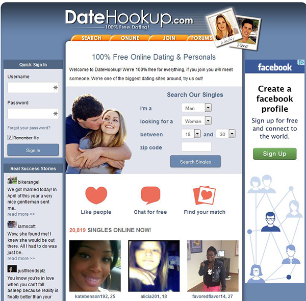 DateHookUp.com Review