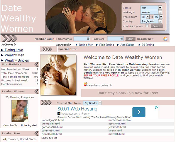 DateWealthyWomen.com Review