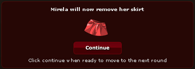 Next Clothing Item To Be Removed