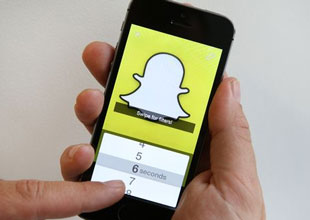 Man Using Snapchat App for Sexting