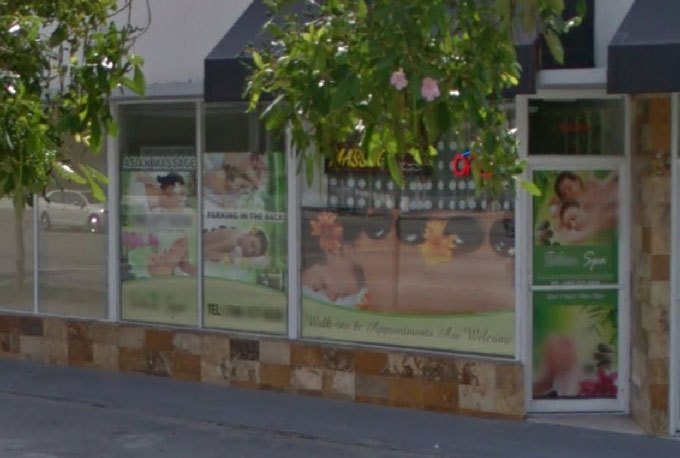 Oriental Massage Storefront